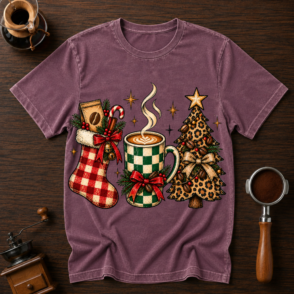 Cozy Christmas Dyed T-shirt