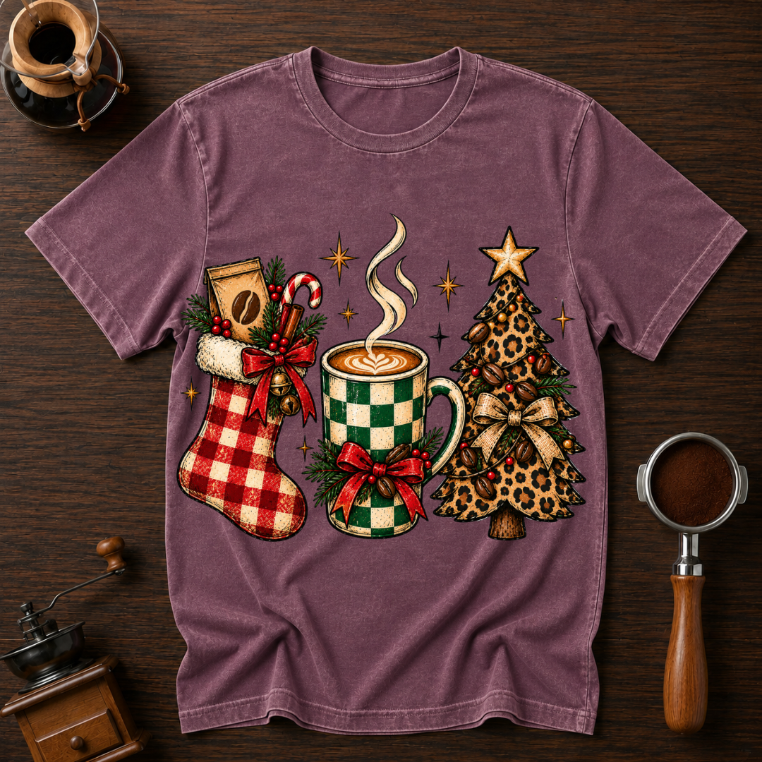 Cozy Christmas Dyed T-shirt