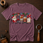 All I Want For Christmas Is Coffee Dyed T-shirt