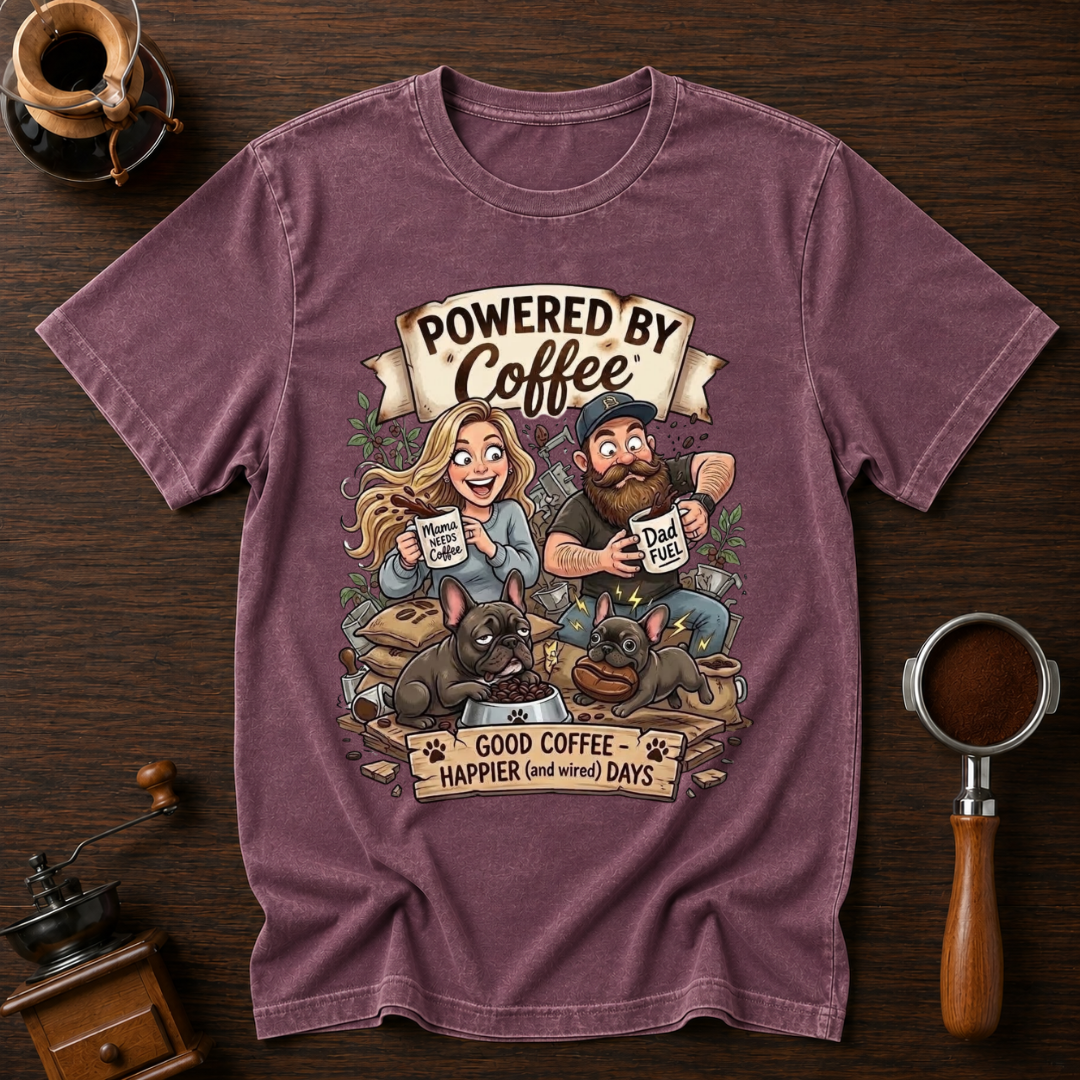 Good Coffee & Wired Days Dyed T-shirt