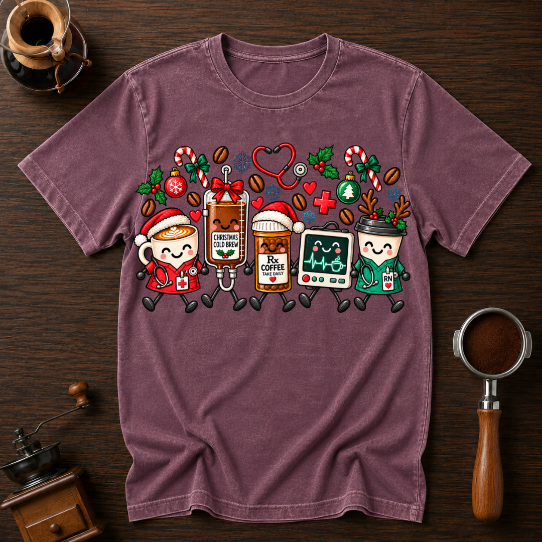 Critical Caffeine Care Crew Dyed T-shirt