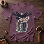Freedom Eagle Coffee Dyed T-Shirt