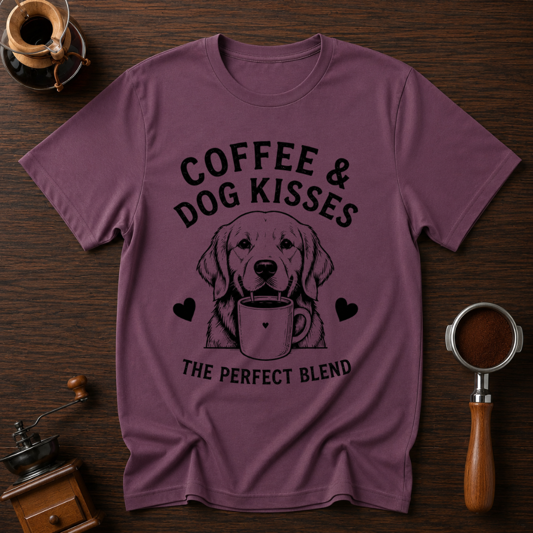 Coffee & Dog Kisses Dyed T-shirt