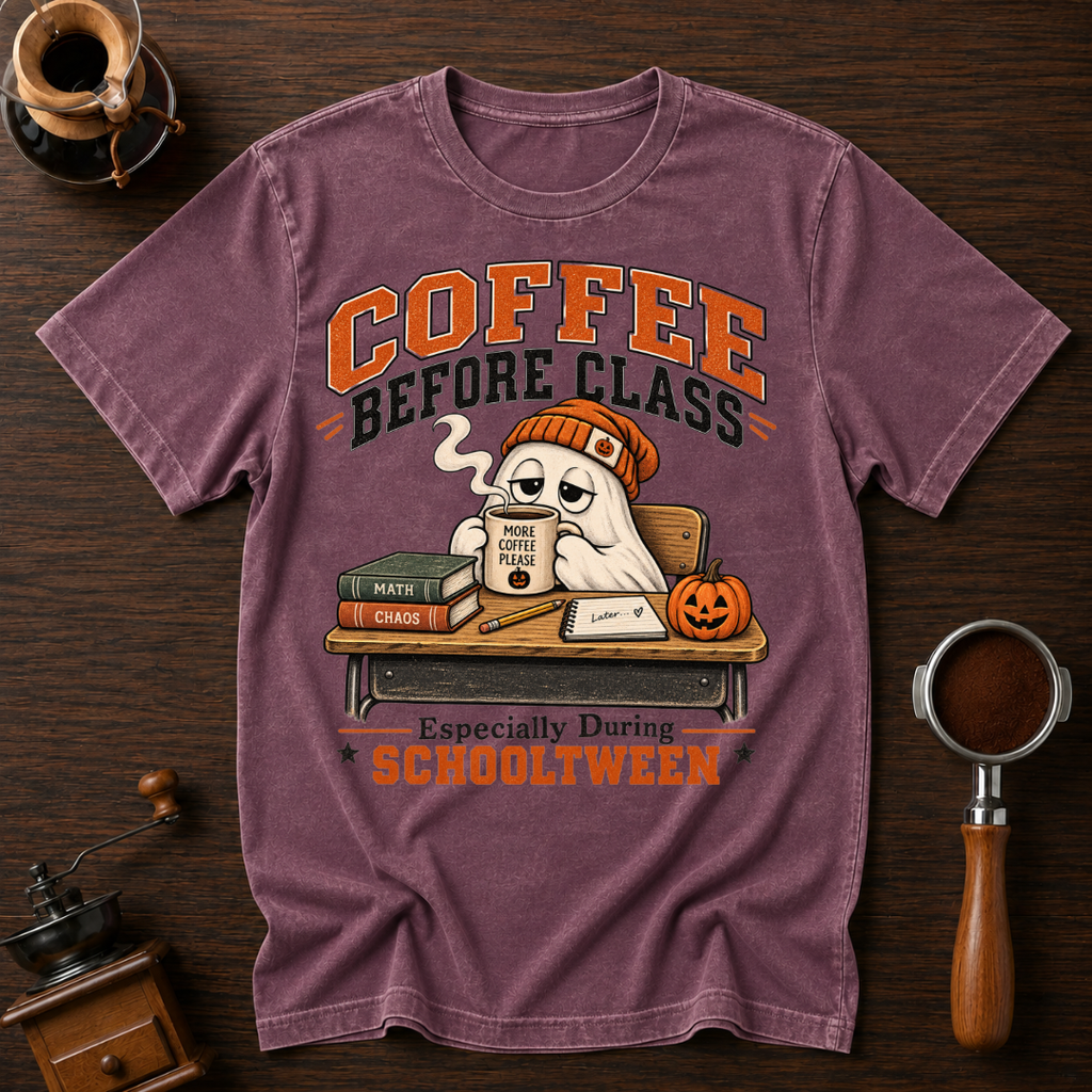 Coffee Before Class Dyed T-shirt
