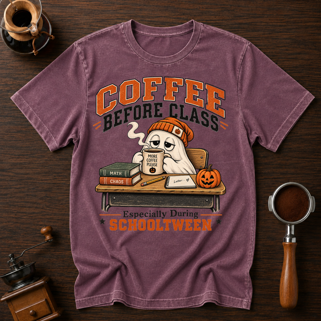 Coffee Before Class Dyed T-shirt