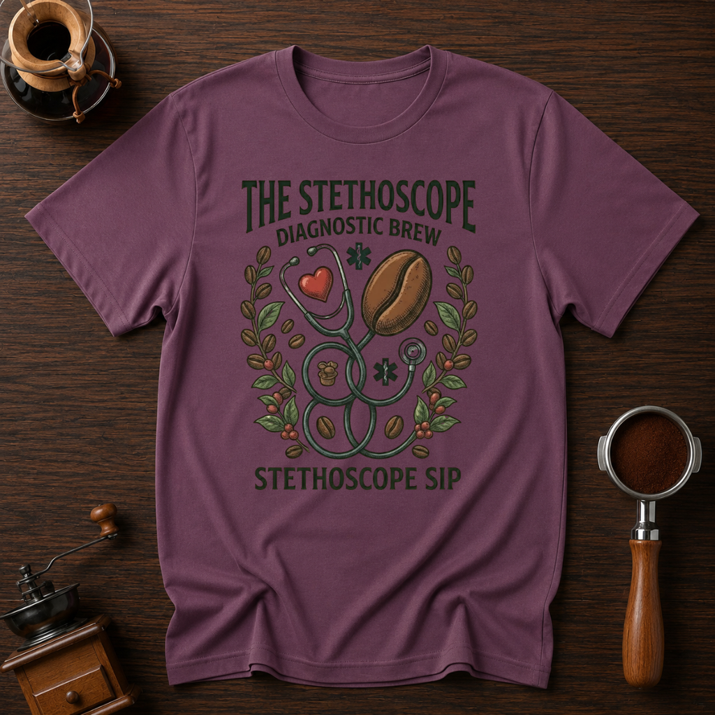 Stethoscope Sip Dyed T-shirt