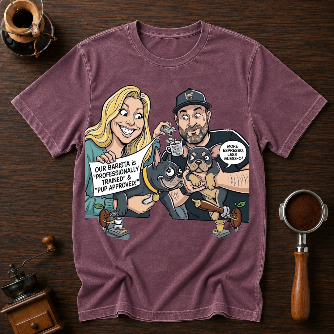 Professionally Trained & Pup Approved Dyed T-shirt