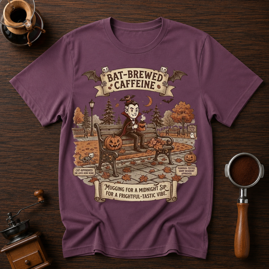 Mugging for a Sip Dyed T-shirt