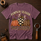 Pumpkin Season Pour Decisions Dyed T-shirt