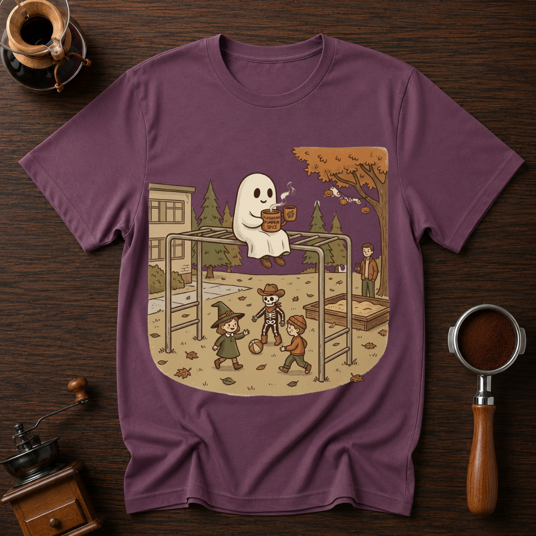 Pumpkin Spice Playground Dyed T-shirt