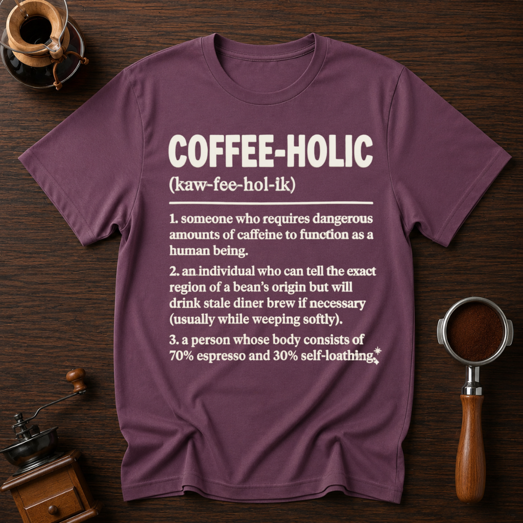 Coffee-Holic Dyed T-shirt