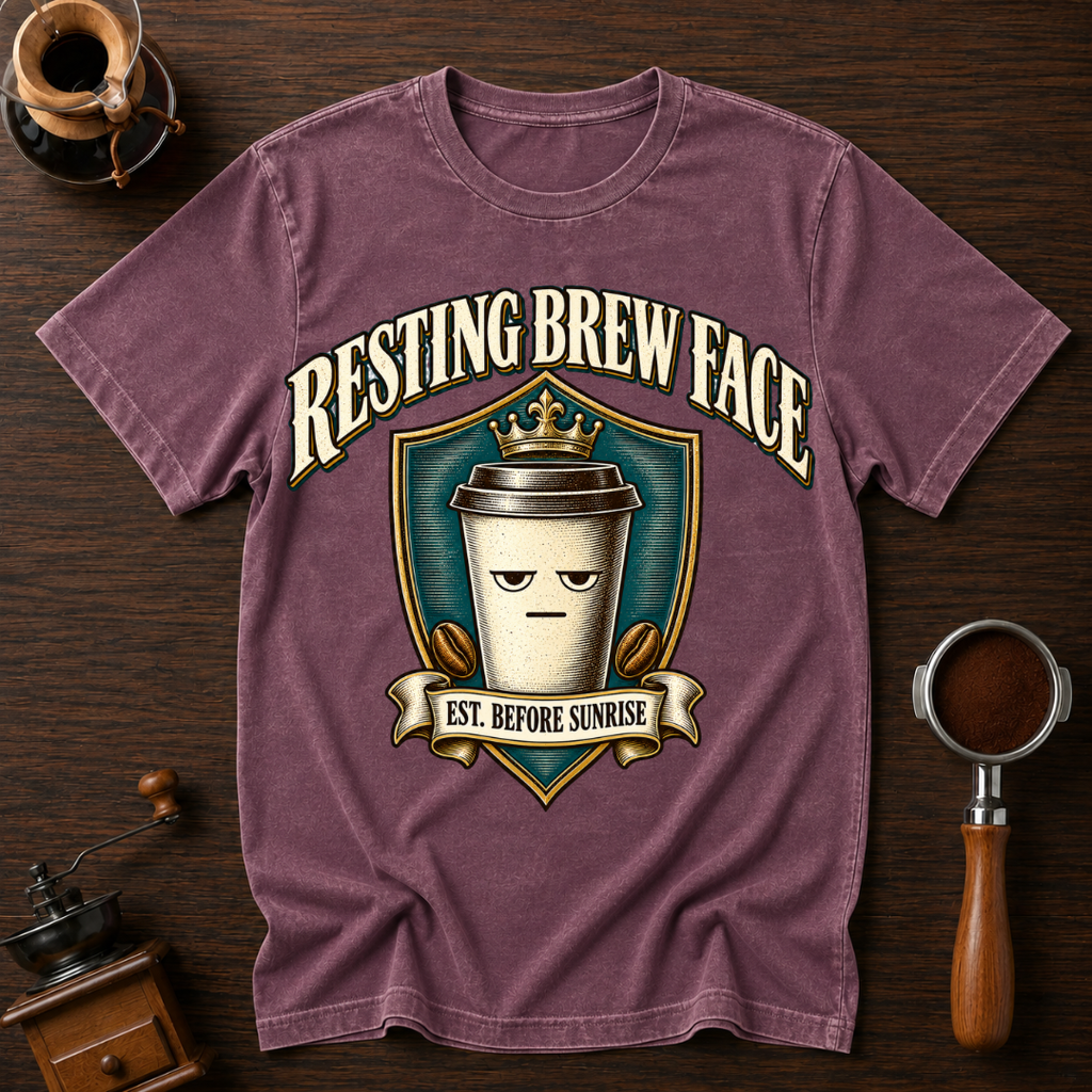 Resting Brew Face Est Before Sunrise Dyed T-shirt