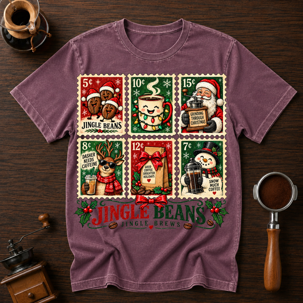 Jungle Beans Jingle Brew Dyed T-shirt