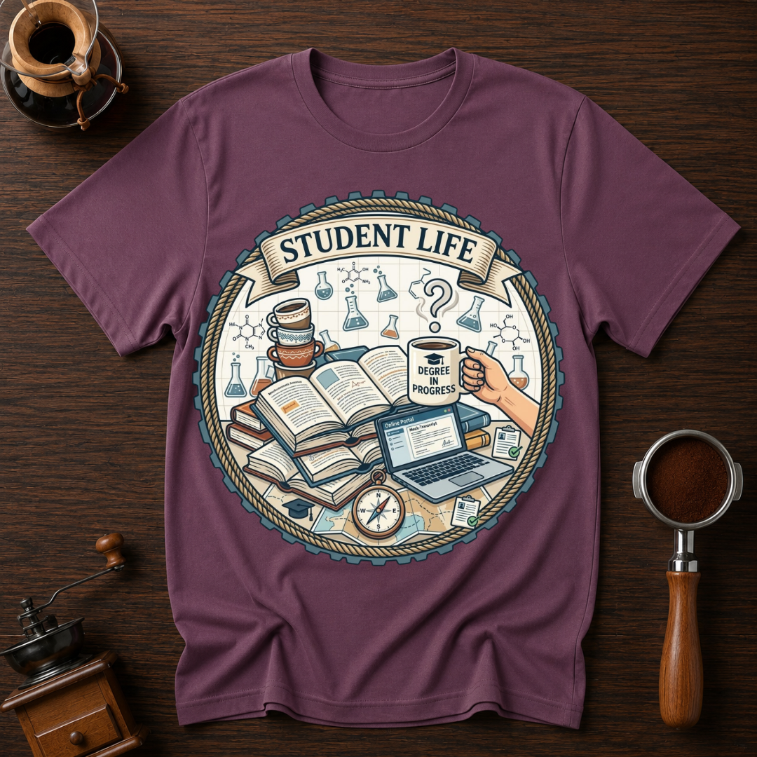 Student Life Dyed T-shirt
