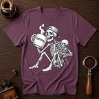 Survival Powered by Coffee Dyed T-shirt