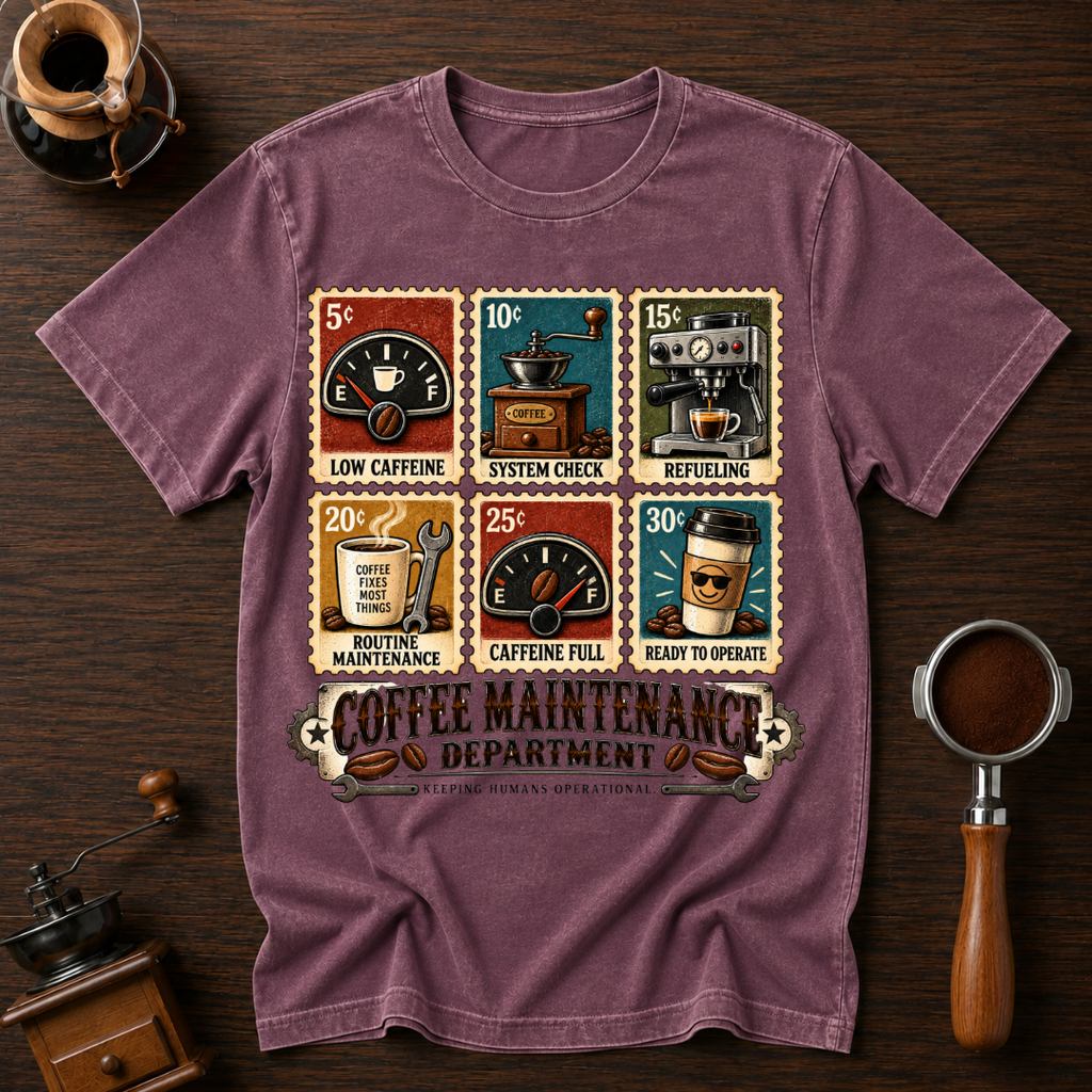 Coffee Through The Ages Dyed T-shirt