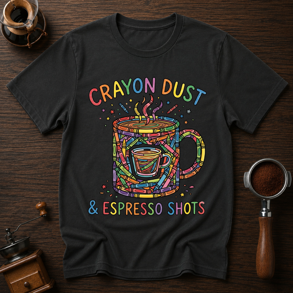 Crayon Dust Espresso Dyed T-shirt