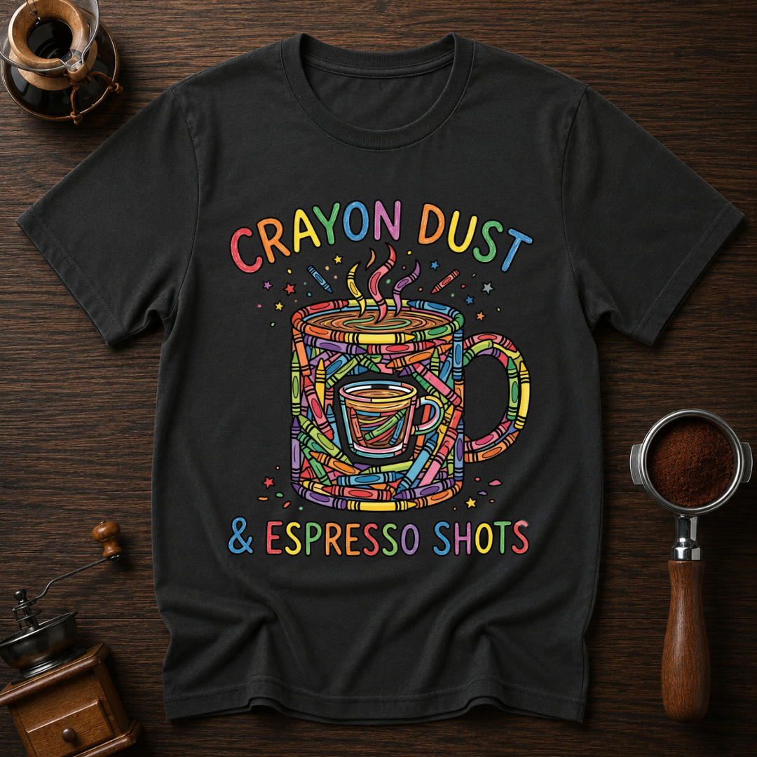 Crayon Dust Espresso Dyed T-shirt