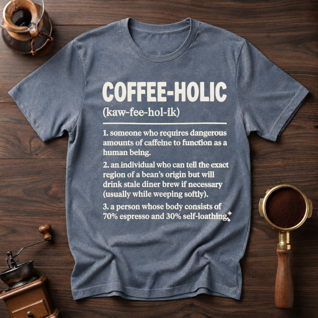 Coffee-Holic Dyed T-shirt