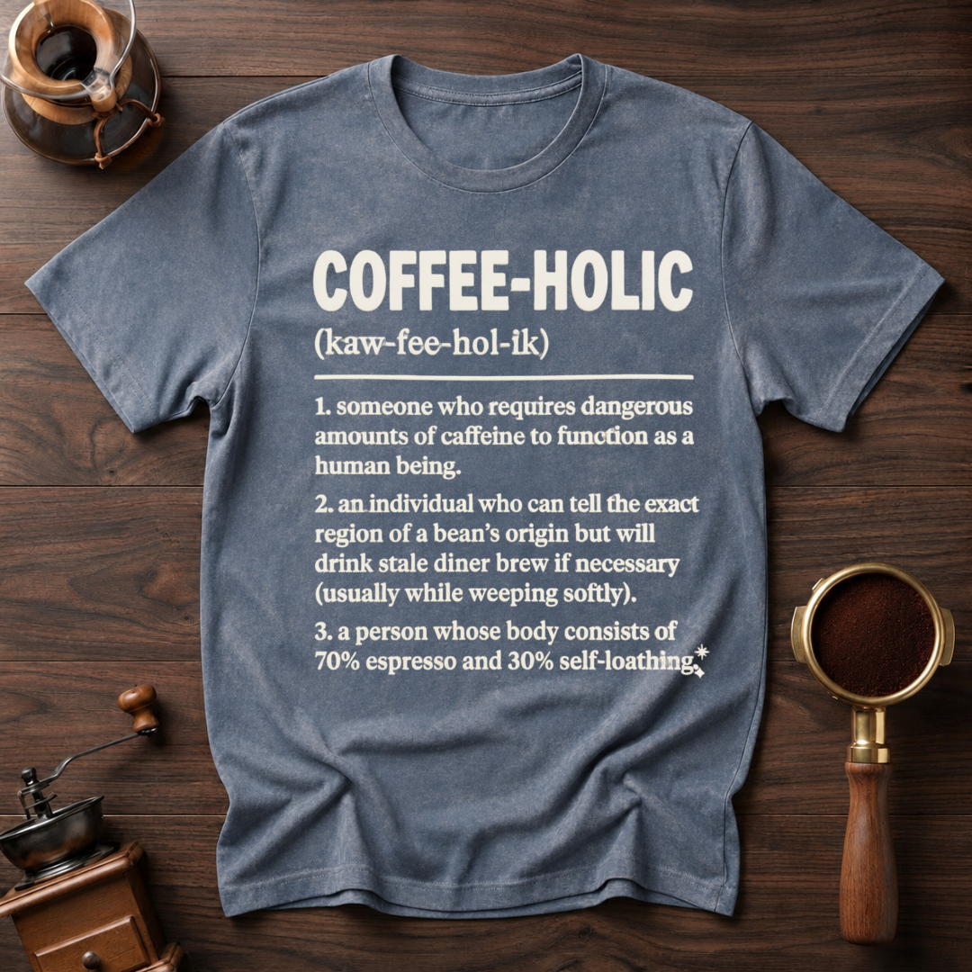 Coffee-Holic Dyed T-shirt
