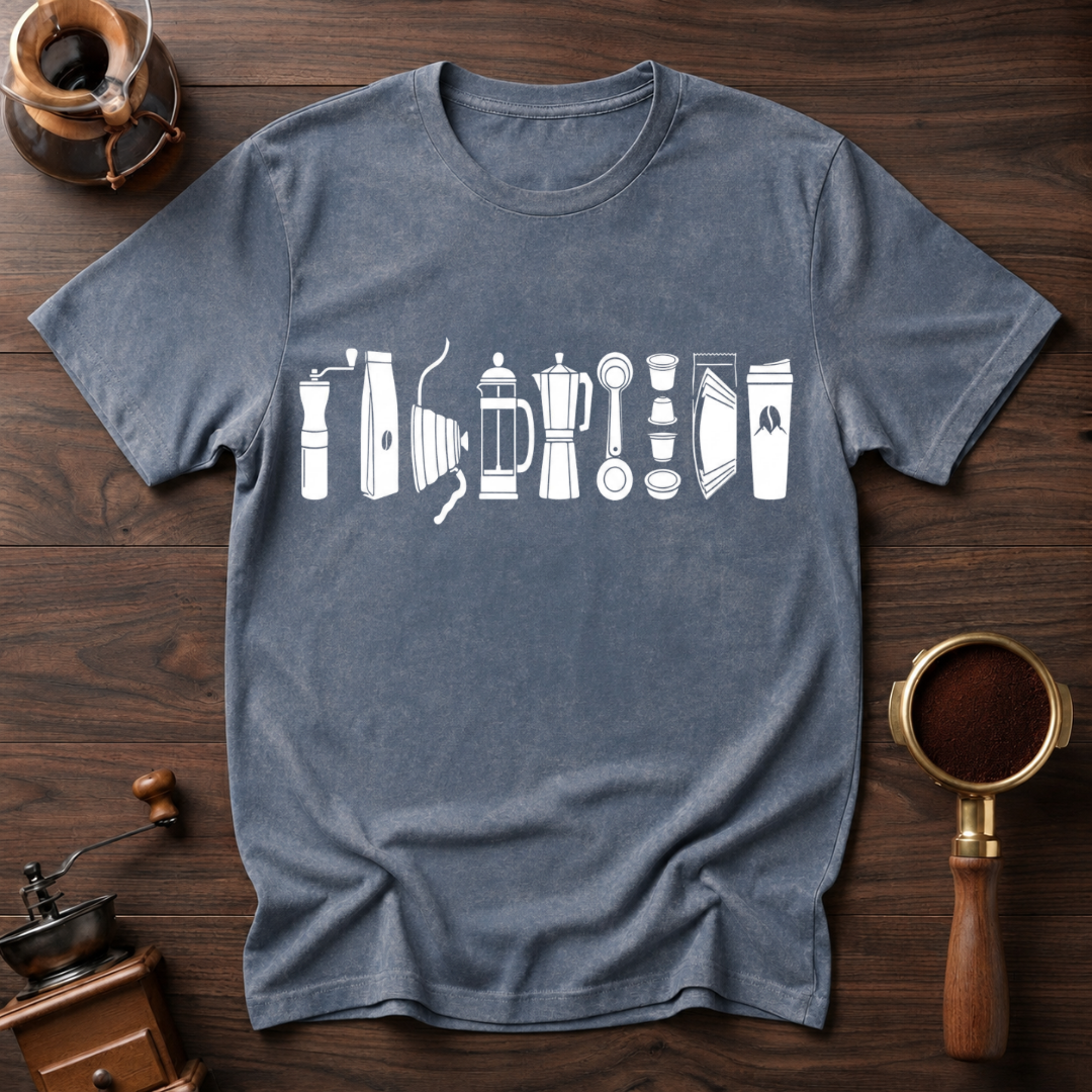 Coffee Essentials Dyed T-shirt