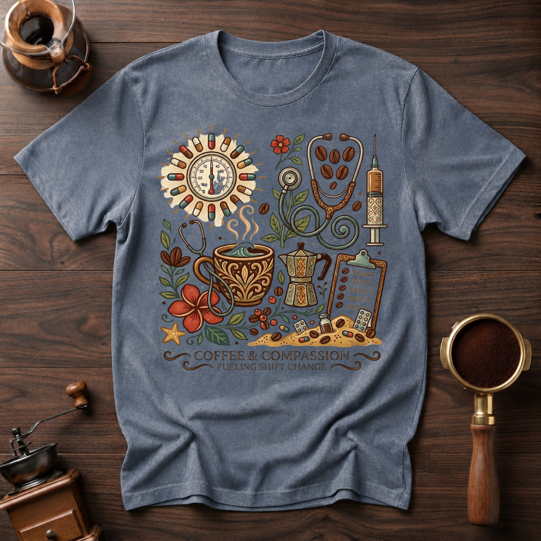 Coffee & Compassion Dyed T-shirt