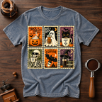 Trick Or Treat I'll Take Coffee Dyed T-shirt