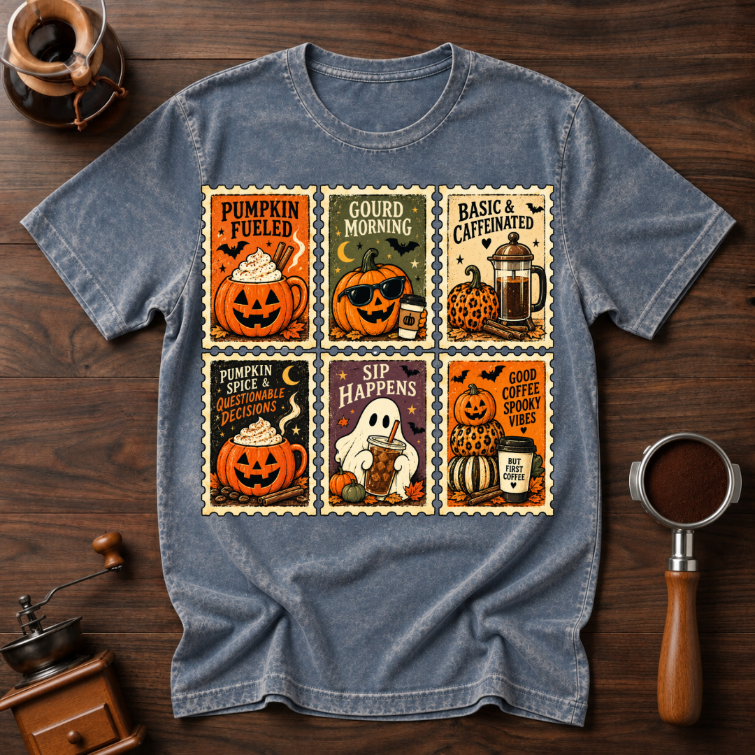 Pumpkin Fueled Dyed T-shirt