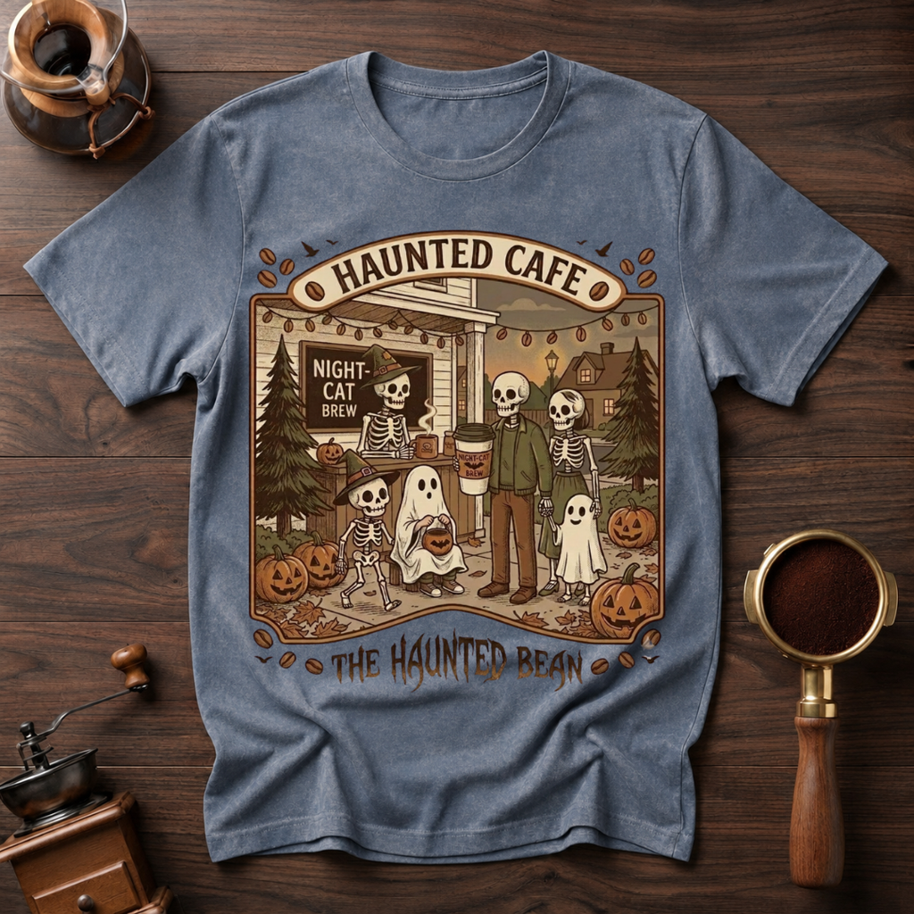 The Haunted Bean Cafe Dyed T-shirt