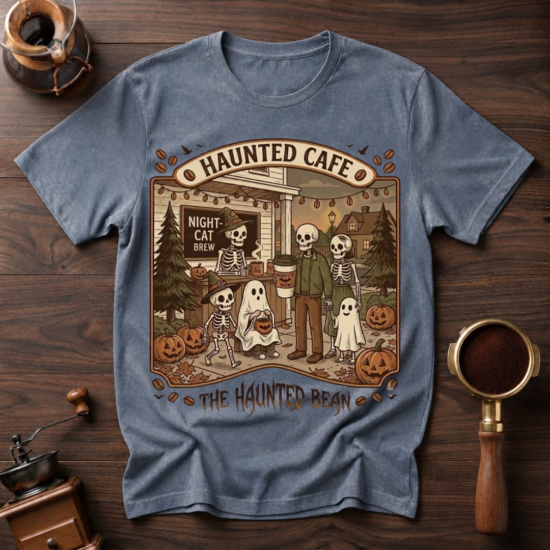 The Haunted Bean Cafe Dyed T-shirt