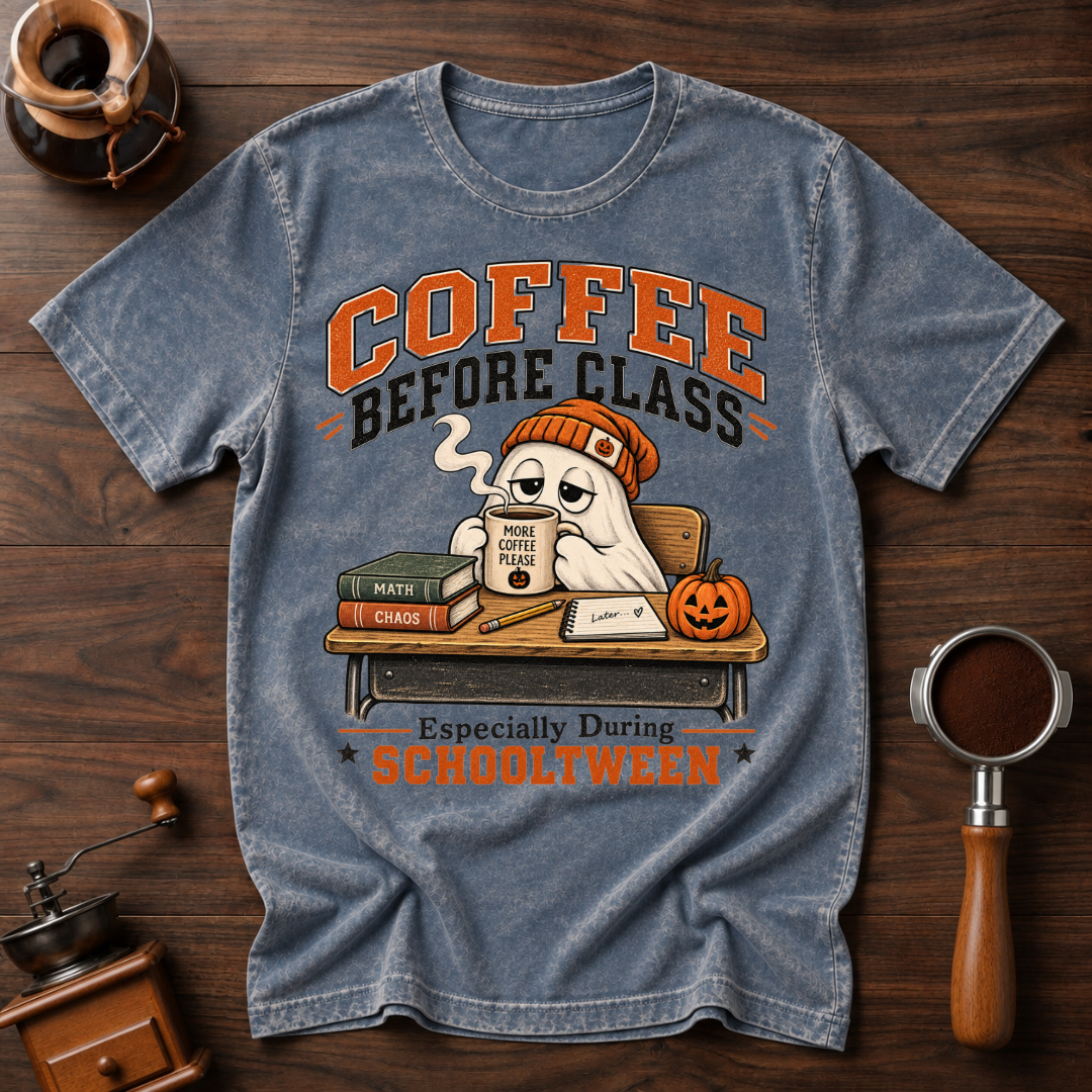 Coffee Before Class Dyed T-shirt
