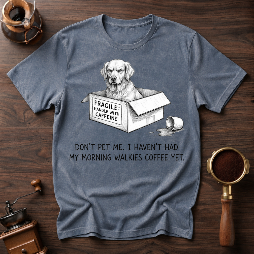 Coffee Walkies First Dyed T-shirt