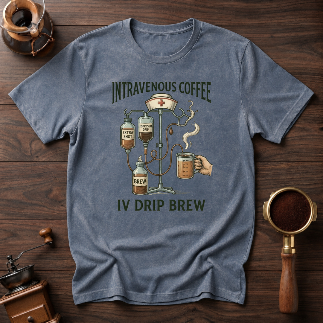 Intravenous Coffee Dyed T-shirt