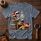 Christmas Coffee With My Bestie Dyed T-shirt