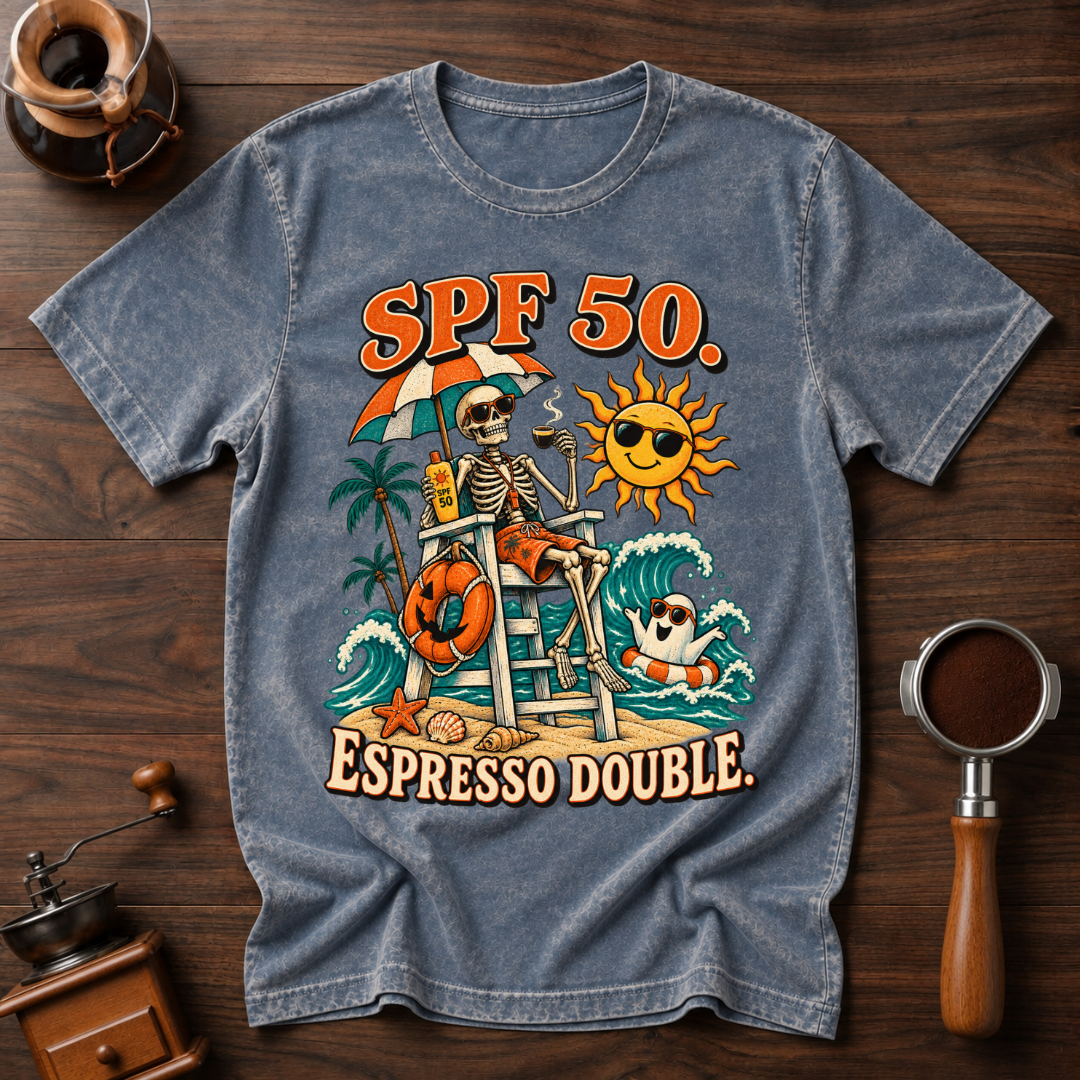 SPF 50 Espresso Double Dyed T-shirt