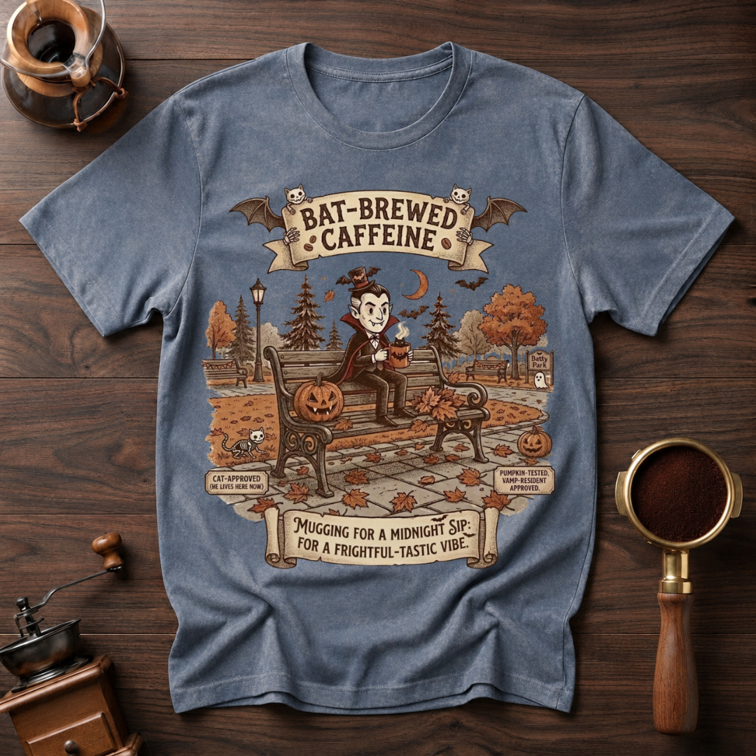 Mugging for a Sip Dyed T-shirt