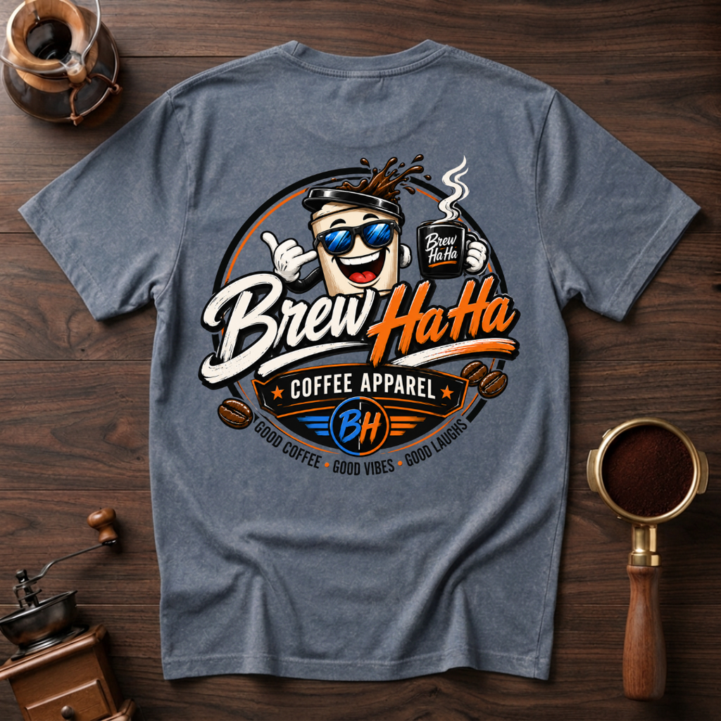 Brew HaHa Double Sided Logo Dyed T-shirt