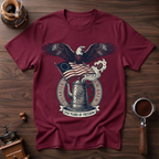 Freedom Eagle Coffee Dyed T-Shirt