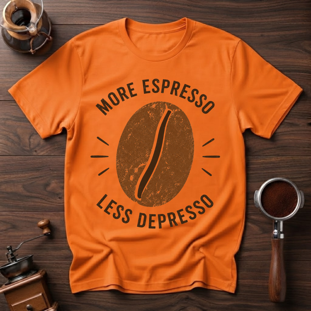 More Espresso Less Depresso Dyed T-Shirt