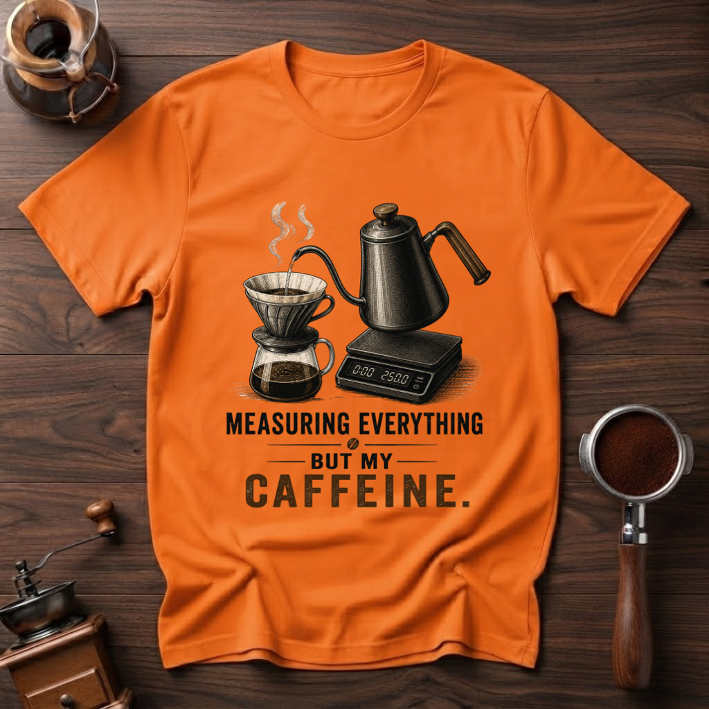 Not Measuring My Caffeine Dyed T-shirt