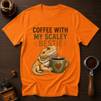 Coffee with my Scaley Bestie Dyed T-shirt
