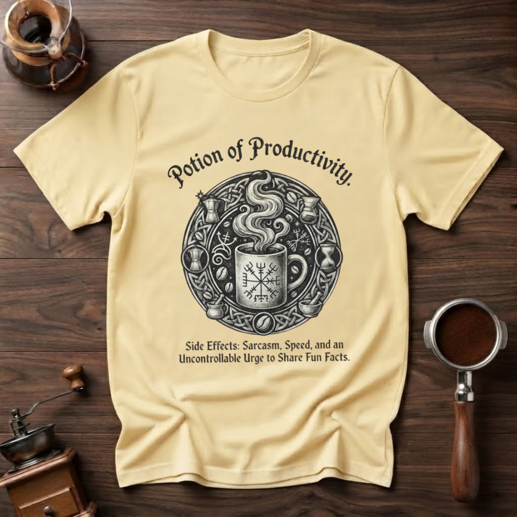 The Coffee Spell Dyed T-shirt