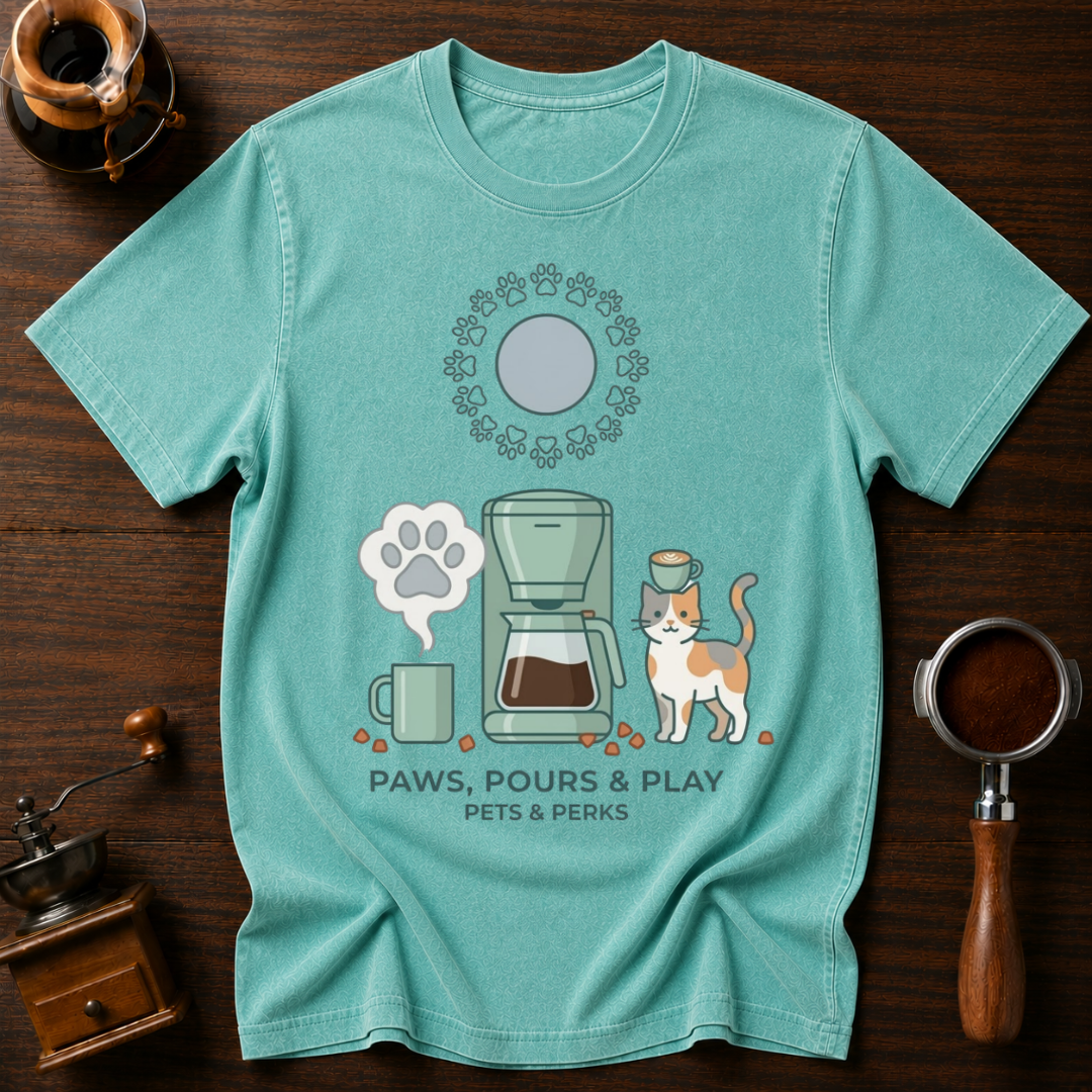 Paws Pours & Play Dyed T-shirt