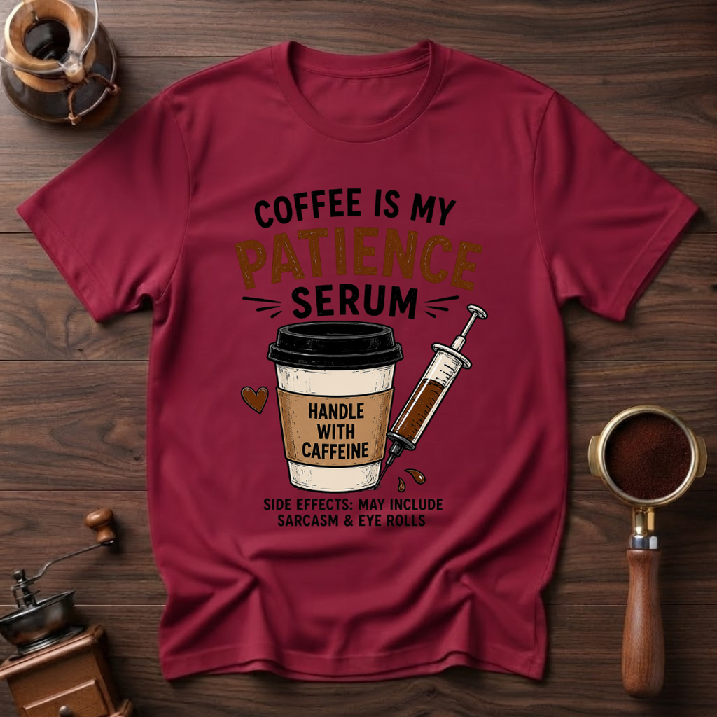 Coffee is My Patience Serum Dyed T-shirt