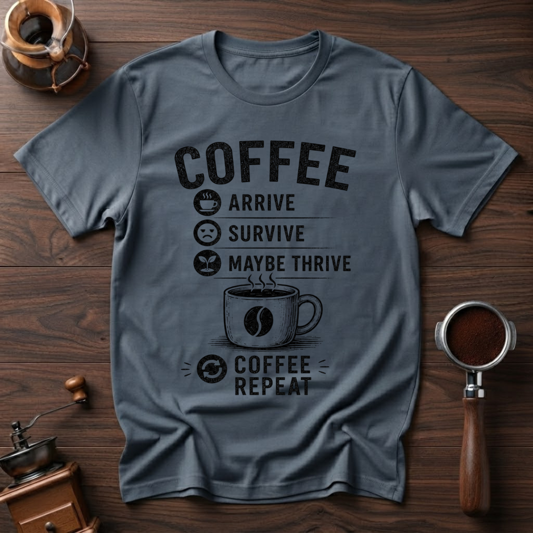 Arrive Thrive Survive Repeat Dyed T-Shirt
