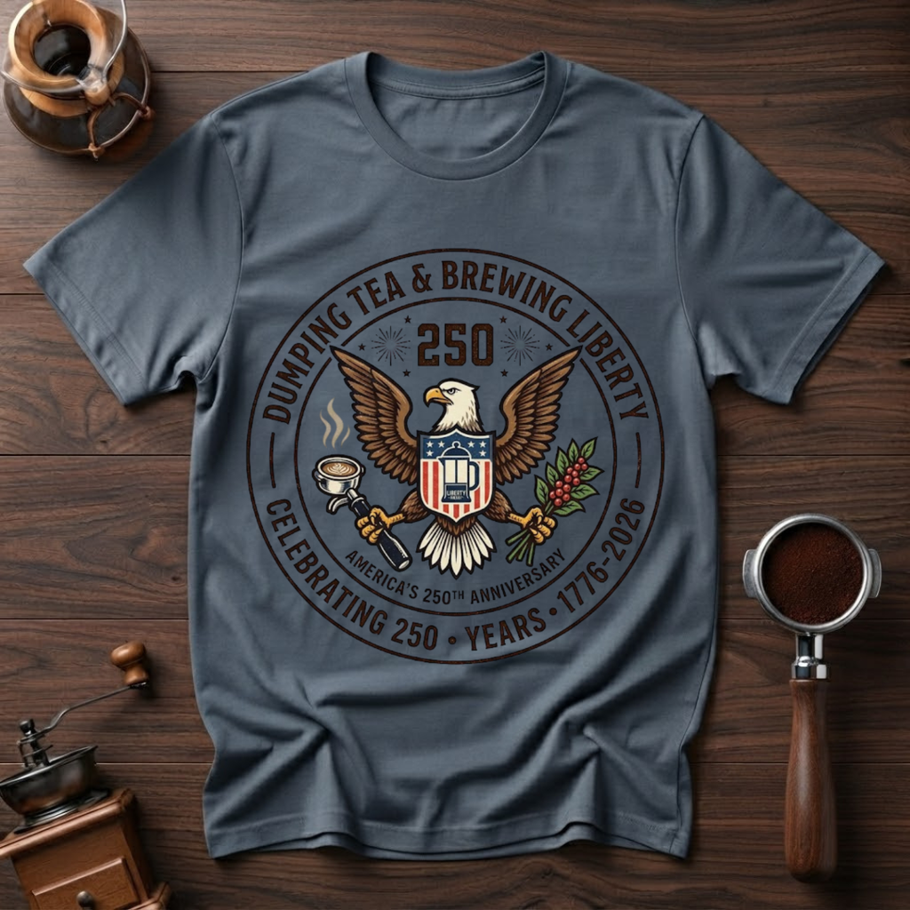 Dumping Tea Brewing Liberty Dyed T-shirt