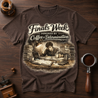 Finals Week Powered by Coffee and Determination Dyed T-shirt