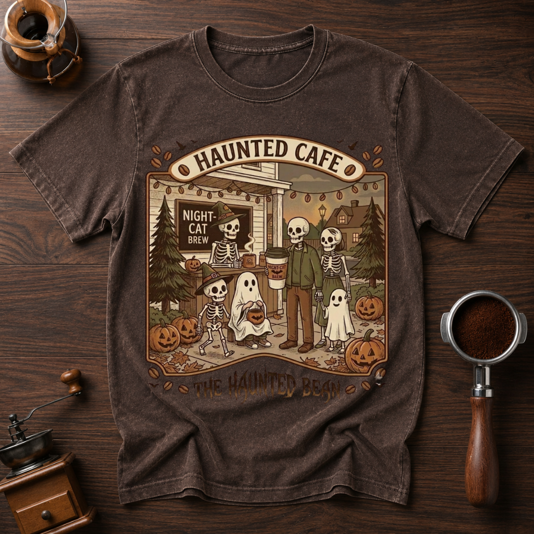 The Haunted Bean Cafe Dyed T-shirt