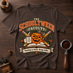 Teaching Is Scary Bring Coffee Dyed T-shirt
