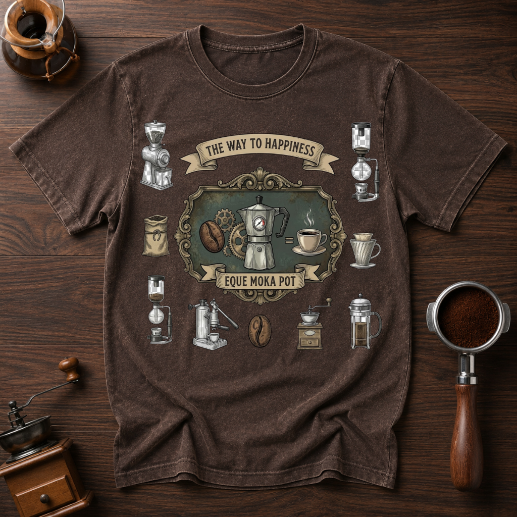 The Way to Happiness Dyed T-shirt